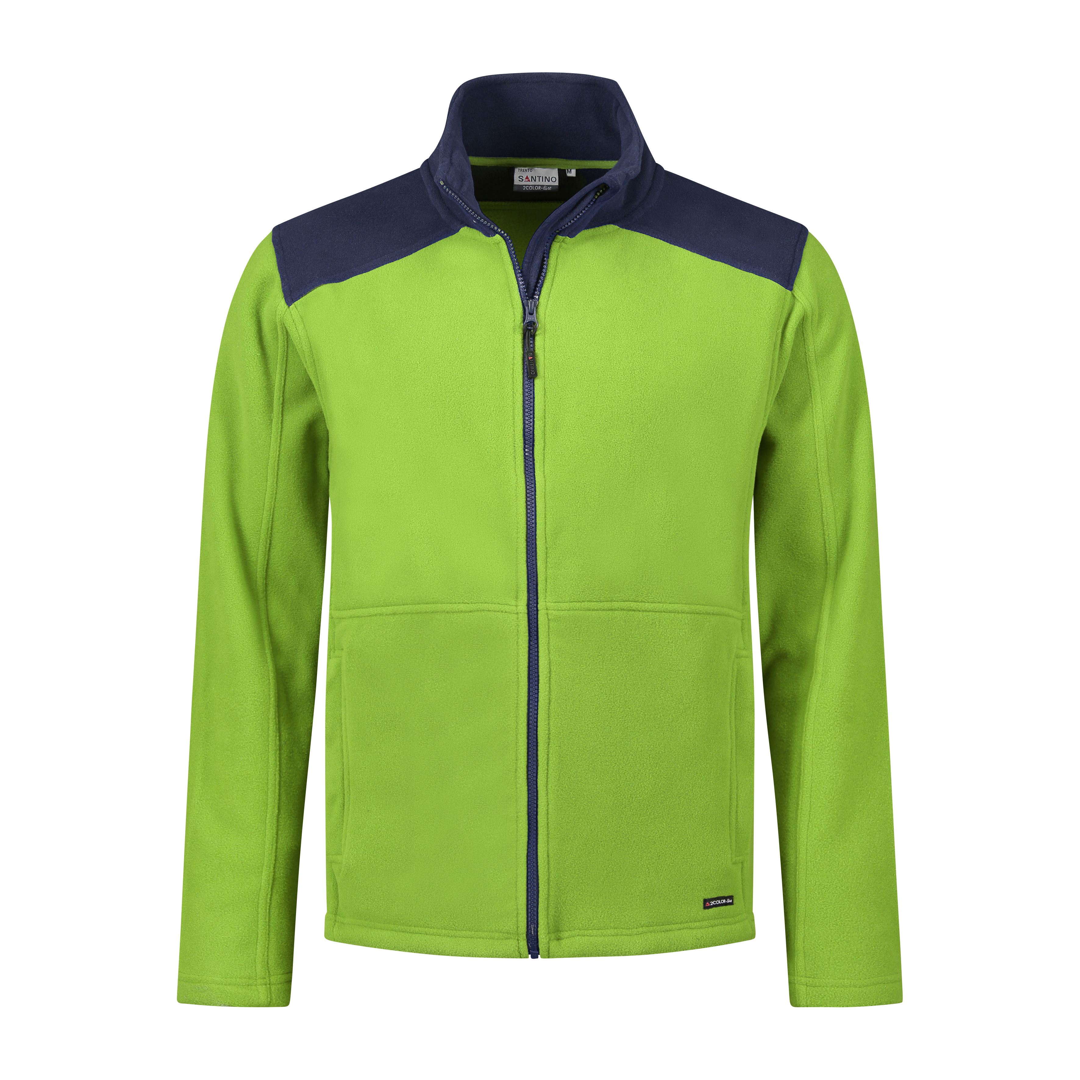 2-Color Fleece jacket TRENTO - front